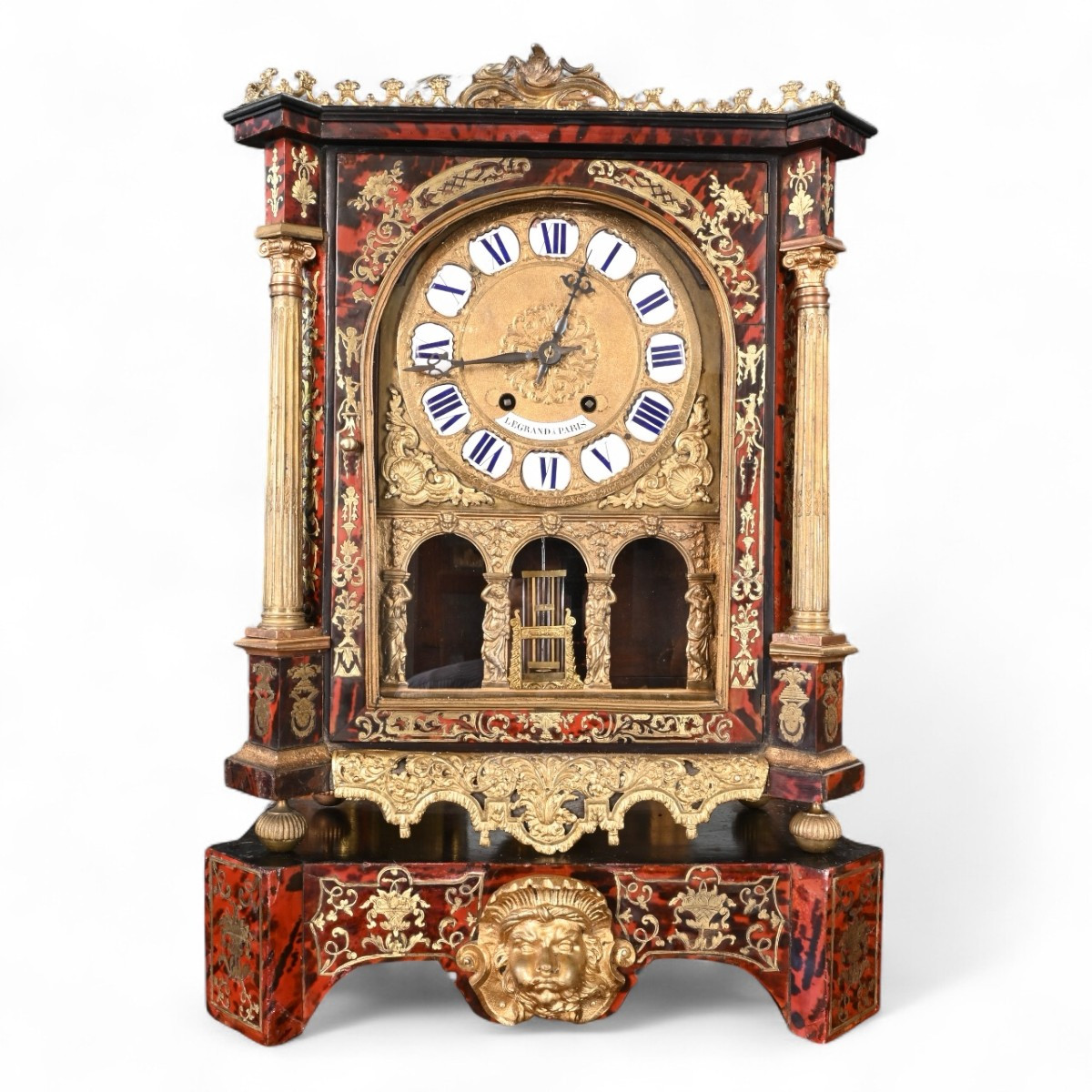 Legrand A’ Paris - Grande Orologio Stile Boulle - Francia XIX Secolo